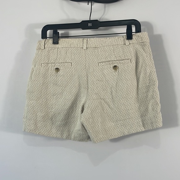 Banana Republic Khaki, Tan,  print shorts, size 4, Dress, casual shorts - Picture 3 of 7